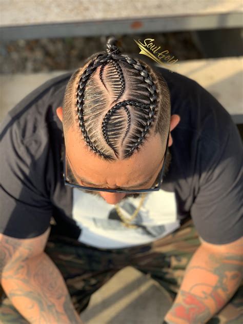 braids with designs for men